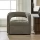 Arlington Taupe Upholstered Swivel Barrel Chair