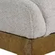 Belmont Soft Ivory Performance Fabric Upholstered Counter Height Stool