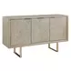 Fairmont Brown and Gold 3 Door Accent Cabinet