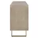 Fairmont Brown and Gold 3 Door Accent Cabinet