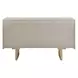 Fairmont Brown and Gold 3 Door Accent Cabinet