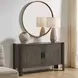 Alden Dark Gray 2 Door Accent Cabinet