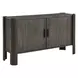 Alden Dark Gray 2 Door Accent Cabinet