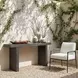 Langston Natural Slate Outdoor Rectangular Console Table