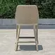 Carlisle Oyster White Upholstered Outdoor Counter Height Stool