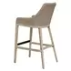 Carlisle Oyster White Upholstered Outdoor Bar Stool