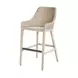 Carlisle Oyster White Upholstered Outdoor Bar Stool
