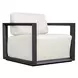 Carlisle Oyster White and Java Black Outdoor Living Room Set