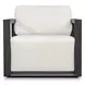 Carlisle Oyster White and Java Black Outdoor Living Room Set