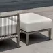 Grafton Oyster White Upholstered Outdoor Rectangular Ottoman