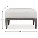 Grafton Oyster White Upholstered Outdoor Rectangular Ottoman