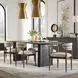Hamilton Black 96" Rectangular Dining Table
