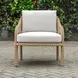 Prescott Oyster White Upholstered Outdoor Lounge Chair