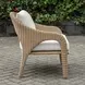 Prescott Oyster White Upholstered Outdoor Lounge Chair