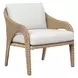 Prescott Oyster White Upholstered Outdoor Lounge Chair