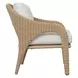 Prescott Oyster White Upholstered Outdoor Lounge Chair