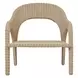 Prescott Oyster White Upholstered Outdoor Lounge Chair