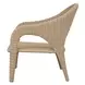 Prescott Oyster White Upholstered Outdoor Lounge Chair