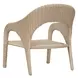 Prescott Oyster White Upholstered Outdoor Lounge Chair