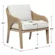 Prescott Oyster White Upholstered Outdoor Lounge Chair