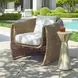 Belmont Oyster White and Golden Flax Upholstered Outdoor Lounge Chair