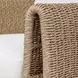 Belmont Oyster White and Golden Flax Upholstered Outdoor Lounge Chair