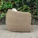 Belmont Oyster White and Golden Flax Upholstered Outdoor Lounge Chair