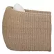 Belmont Oyster White and Golden Flax Upholstered Outdoor Lounge Chair