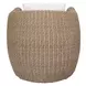Belmont Oyster White and Golden Flax Upholstered Outdoor Lounge Chair