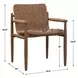 Prescott Driftwood Outdoor Dining Chair