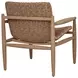 Prescott Golden Flax and Weathered Driftwood Outdoor Lounge Chair