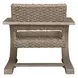 Belmont Oatmeal and Cerused Wheat Outdoor Lounge Chair