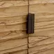 Grafton White and Brown 4 Door Accent Cabinet