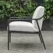 Somerset Oyster White Upholstered Outdoor Lounge Chair