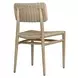 Carlisle Textured Oatmeal and Cerused Wheat Outdoor Dining Chair