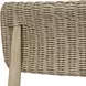 Carlisle Textured Oatmeal and Cerused Wheat Outdoor Dining Chair