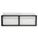 Carlisle Oyster White and Java Black Outdoor Living Room Set