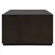 Belmont Rick Walnut Stain and Brown Rectangular Coffee Table