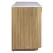 Riverton Brown and White 4 Door Accent Cabinet