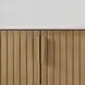Riverton Brown and White 4 Door Accent Cabinet