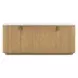 Riverton Brown and White 4 Door Accent Cabinet
