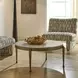 Tylan White and Warm Brass Occasional Table Set