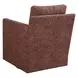 Oakley Canyon and Blush Upholstered Swivel Glider Accent Chair