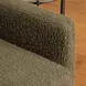 Oakley Kale Green Upholstered Swivel Glider Accent Chair