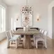 Kingsley Beige and Twine Upholstered Dining Chair