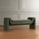 Grafton Moss Upholstered Bed Bench