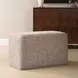 Fairmont Brown Upholstered Rectangular Ottoman
