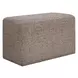 Fairmont Brown Upholstered Rectangular Ottoman
