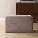 Fairmont Brown Upholstered Rectangular Ottoman