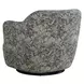 Carlisle Sage and Blue Upholstered Swivel Accent Chair